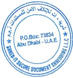 ShredIt ME official seal